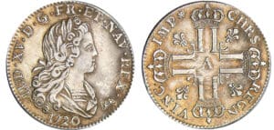 Louis XV (1715-1774) - Petit louis d’argent - 1720 A (Paris) 1er sem