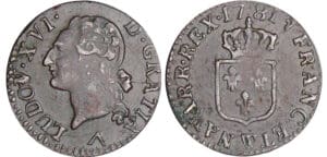 Louis XVI (1774-1792) - Liard - 1781 W (Lille)