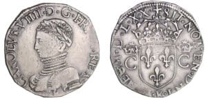 Charles IX (1560-1574) - Teston - 2ème type - 1570 K (Bordeaux)