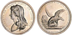 Jeton - Louis XVI (1774-1792) - Exécution d'Elisabeth de France 1794 Jeton - Louis XVI (1774-1792) - Exécution d'Elisabeth de France 1794