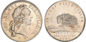 Jeton - Louis XV (1715-1774) - Ordinaire de guerre 1741 Jeton - Louis XV (1715-1774) - Ordinaire de guerre 1741