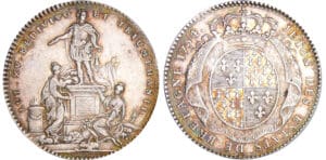 Jeton - Louis XV (1715-1774) - Etats de Bretagne 1754 Jeton - Louis XV (1715-1774) - Etats de Bretagne 1754