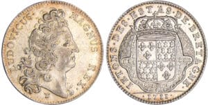 Jeton - Louis XIV (1643-1715) - Etats de Bretagne 1711 Jeton - Louis XIV (1643-1715) - Etats de Bretagne 1711
