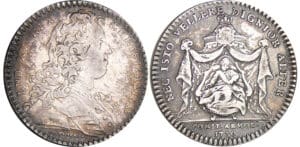 Jeton - Louis XV (1715-1774) - Etats de Bretagne 1730 Jeton - Louis XV (1715-1774) - Etats de Bretagne 1730