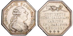 Jeton - Louis XVI (1774-1792) - Clergé de France 1780 Jeton - Louis XVI (1774-1792) - Clergé de France 1780