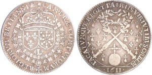 Jeton - Louis XIII (1610-1643) - Bretagne 1611 Jeton - Louis XIII (1610-1643) - Bretagne 1611