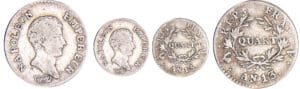 Napoléon 1er (1804-1814) - 1/4 de franc An 13 A (Paris) Napoléon 1er (1804-1814) - 1/4 de franc An 13 A (Paris)