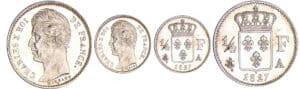 Charles X (1824-1830) - 1/4 de franc 1827 A (Paris)