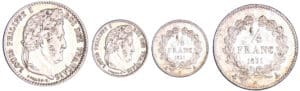 Louis-Philippe Ier (1830-1848) - 1/4 de franc 1831 A (Paris) Louis-Philippe Ier (1830-1848) - 1/4 de franc 1831 A (Paris)