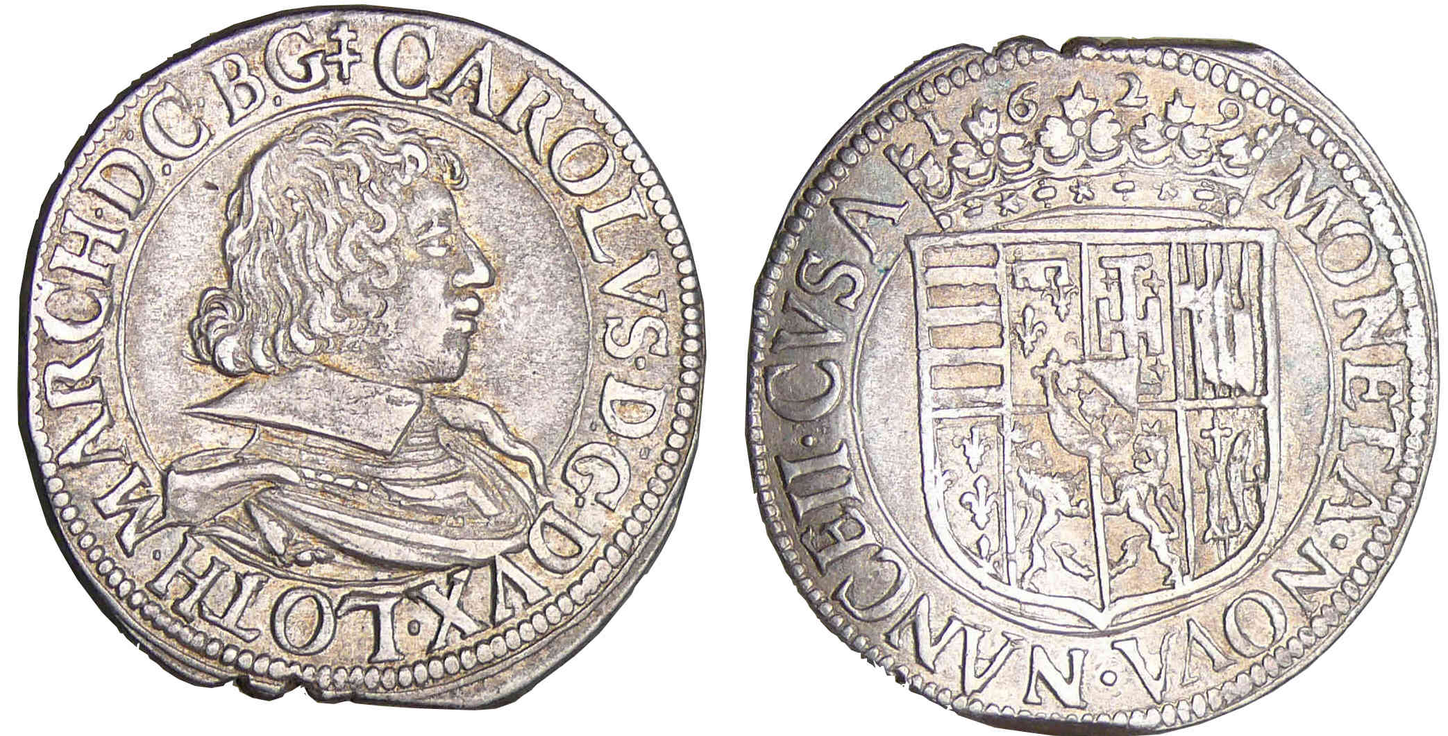 Duché de Lorraine - Charles IV - Teston 1629 (Nancy) Duché de Lorraine - Charles IV - Teston 1629 (Nancy)