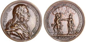 Prosper Jolyot de Crébillon - Médaille 1740 Prosper Jolyot de Crébillon - Médaille 1740