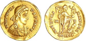 Honorius - Solidus (395-402, Milan)