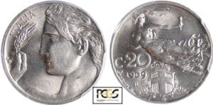 Italie - 20 centesimi 1909 R (Rome)