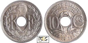 Troisième république (1871-1940) - 10 centimes Lindauer 1933 Troisième république (1871-1940) - 10 centimes Lindauer 1933