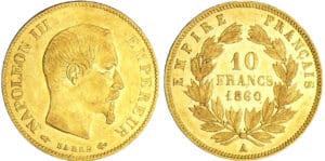 Napoléon III (1852-1870) - 10 francs grand module 1860 A (Paris)