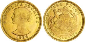 Chili - 100 pesos 1926