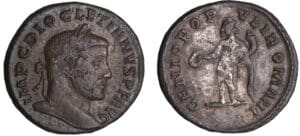 Dioclétien - Follis (295, Boulogne) - Le Génie
