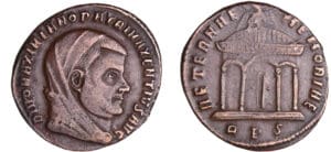 Maximien Hercule - Follis (311, Rome)