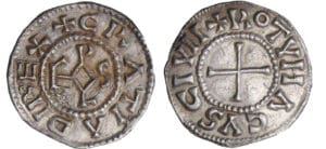 Charles II Le Chauve (840-877) - Denier (Rouen) Charles II Le Chauve (840-877) - Denier (Rouen)