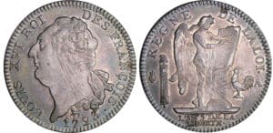 Constitution (1791-1792) - Ecu de 6 livres type FRANCOIS 1793 A (Paris) Constitution (1791-1792) - Ecu de 6 livres type FRANCOIS 1793 A (Paris)