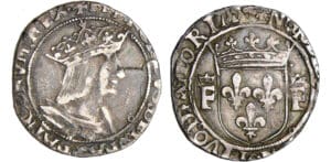 François 1er (1515-1547) - Teston - 2ème type - Lyon