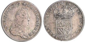 Louis XIV (1643-1715) - ⅛ d'écu de Flandre dit « Carambole » - 1686 LL (Lille) buste étroit