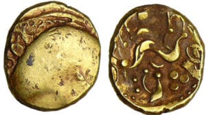Ambiani - Statère d'or uniface (60-50 av. J.-C.)