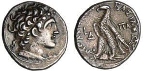 Royaume Lagide - Ptolémée XII Neos Dionysos (80-58 av. J.-C.) - Tétradrachme (48 av. J.C., Paphos) Royaume Lagide - Ptolémée XII Neos Dionysos (80-58 av. J.-C.) - Tétradrachme (48 av. J.C., Paphos)