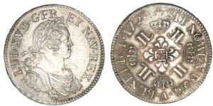 Louis XV - Ecu aux 8 L 1724 A (Paris) Louis XV - Ecu aux 8 L 1724 A (Paris)