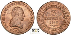 Autriche - 3 kreuzer 1812 S