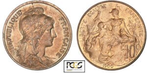 Troisième république (1871-1940) - 10 centimes Dupuis 1900