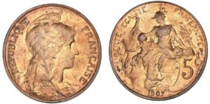 5 centimes Dupuis 1907 5 centimes Dupuis 1907