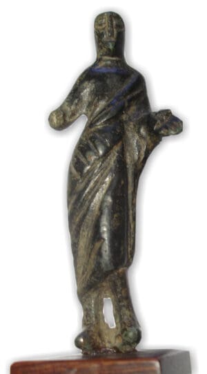 Etrusque - Manifique statuette en bronze Ve sièle avant J.-C.