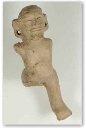 Pré-colombien - Maya (Guatemala) - Statuette d'homme - III-VIème siècle.