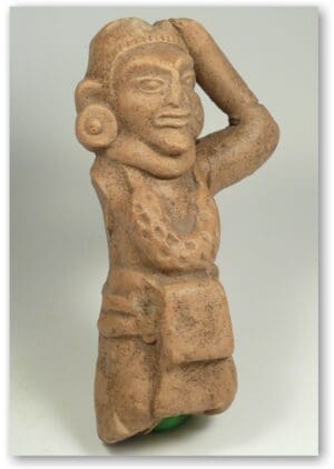 Pré-colombien - Maya (Guatemala) - Buste d'homme - III-VIème siècle.