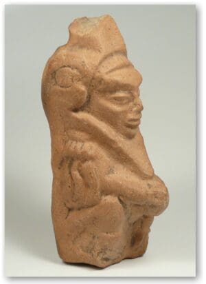 Pré-colombien - Maya (Guatemala) - Statuette de défunt - III-VIème siècle.
