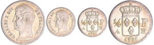 Charles X (1824-1830) - 1/4 de franc Charles X - 1828 H( La Rochelle) Charles X (1824-1830) - 1/4 de franc Charles X - 1828 H( La Rochelle)