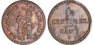 Convention (1792-1795) - 10 centimes An 3 Convention (1792-1795) - 10 centimes An 3