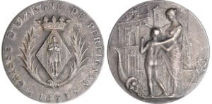 Jeton - Caisse d'épargne de Perpignan 1836 Jeton - Caisse d'épargne de Perpignan 1836