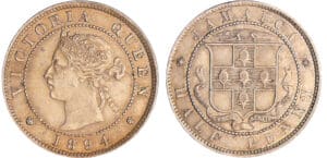 Jamaïque - 1/2 penny 1894
