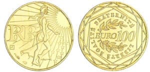 Cinquième république (1959- ) - 100 euro or 2008