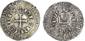 Jean II le Bon (1350-1364) - Blanc au châtel fleurdelisé - 1er émission 16 janvier 1356