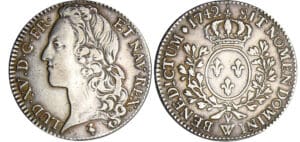 Louis XV (1715-1774) - ½ écu au bandeau - 1742 W (Lille) Louis XV (1715-1774) - ½ écu au bandeau - 1742 W (Lille)