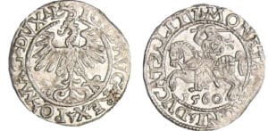Lituanie - Sigismind I (1506-1544) - 1/2 groschen 1560