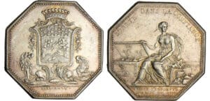 Jeton - Louis XVI (1774-1792) - Caisse d'escompte 1776 Jeton - Louis XVI (1774-1792) - Caisse d'escompte 1776