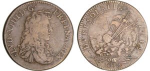 Jeton - Louis XIV (1643-1715) - Revenus casuels 1670 Jeton - Louis XIV (1643-1715) - Revenus casuels 1670
