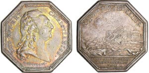 Jeton - Louis XVI (1774-1792) - Compagnie d'assurance du Havre 1786 Jeton - Louis XVI (1774-1792) - Compagnie d'assurance du Havre 1786