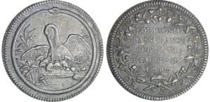 Jeton - Louis XVI (1774-1792) - Compagnie d'assurance sur la vie 1787 Jeton - Louis XVI (1774-1792) - Compagnie d'assurance sur la vie 1787