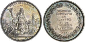 Jeton - Comptoir d'escompte de Marseille 1838 Jeton - Comptoir d'escompte de Marseille 1838