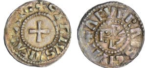 Charles II Le Chauve (840-877) - Denier (Nevers)